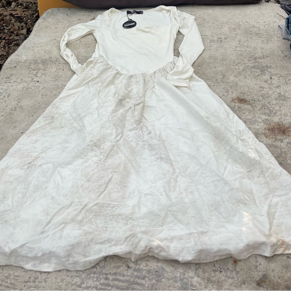 Elegant White Wedding Dress